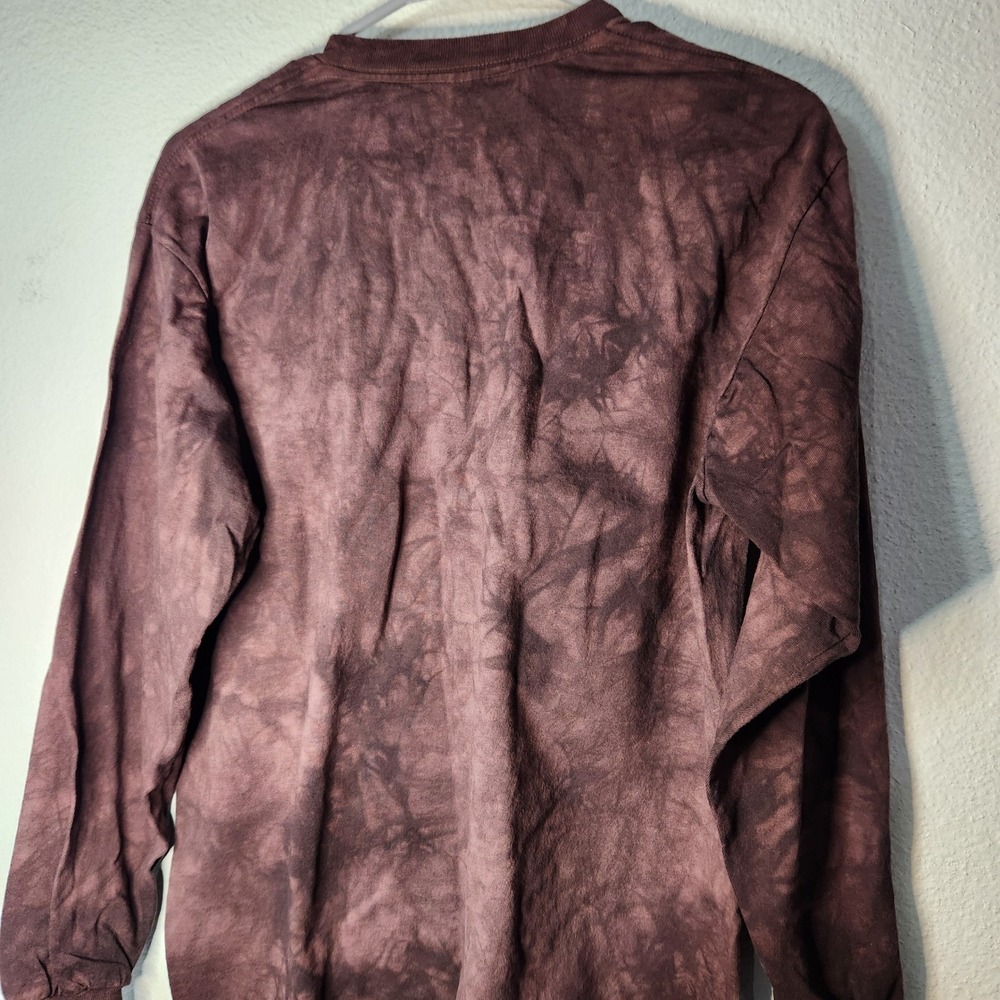 The Mountain Acid Wash Bald Eagle Long Sleeve top Size Medium - Picture 5 of 9